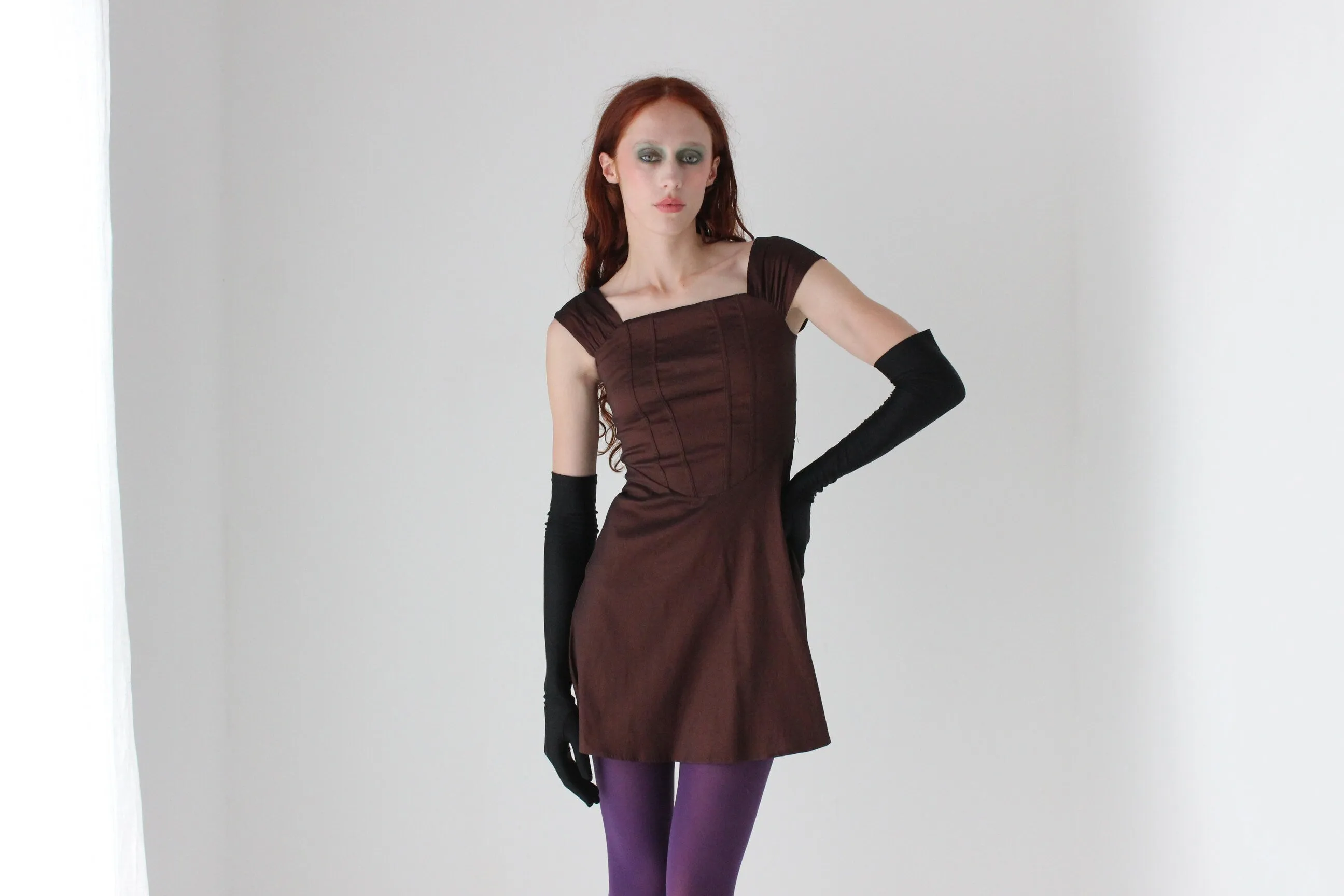 2000s Renaissance Corset Mini Dress