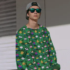 65 MCMLXV Unisex LGBTQI Pride Christmas Ornaments Print Sweatshirt Jumper