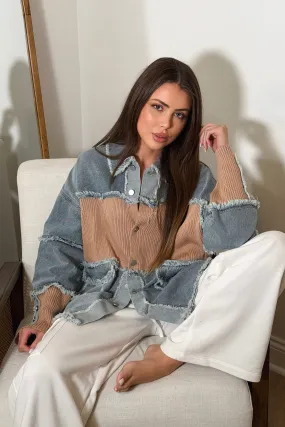 Anetta Denim   Knit Jacket