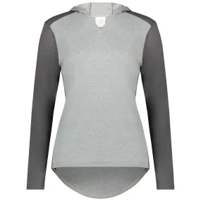 Augusta Sportswear Women's Grey Heather/Carbon Heather Gameday Vintage Hoodie