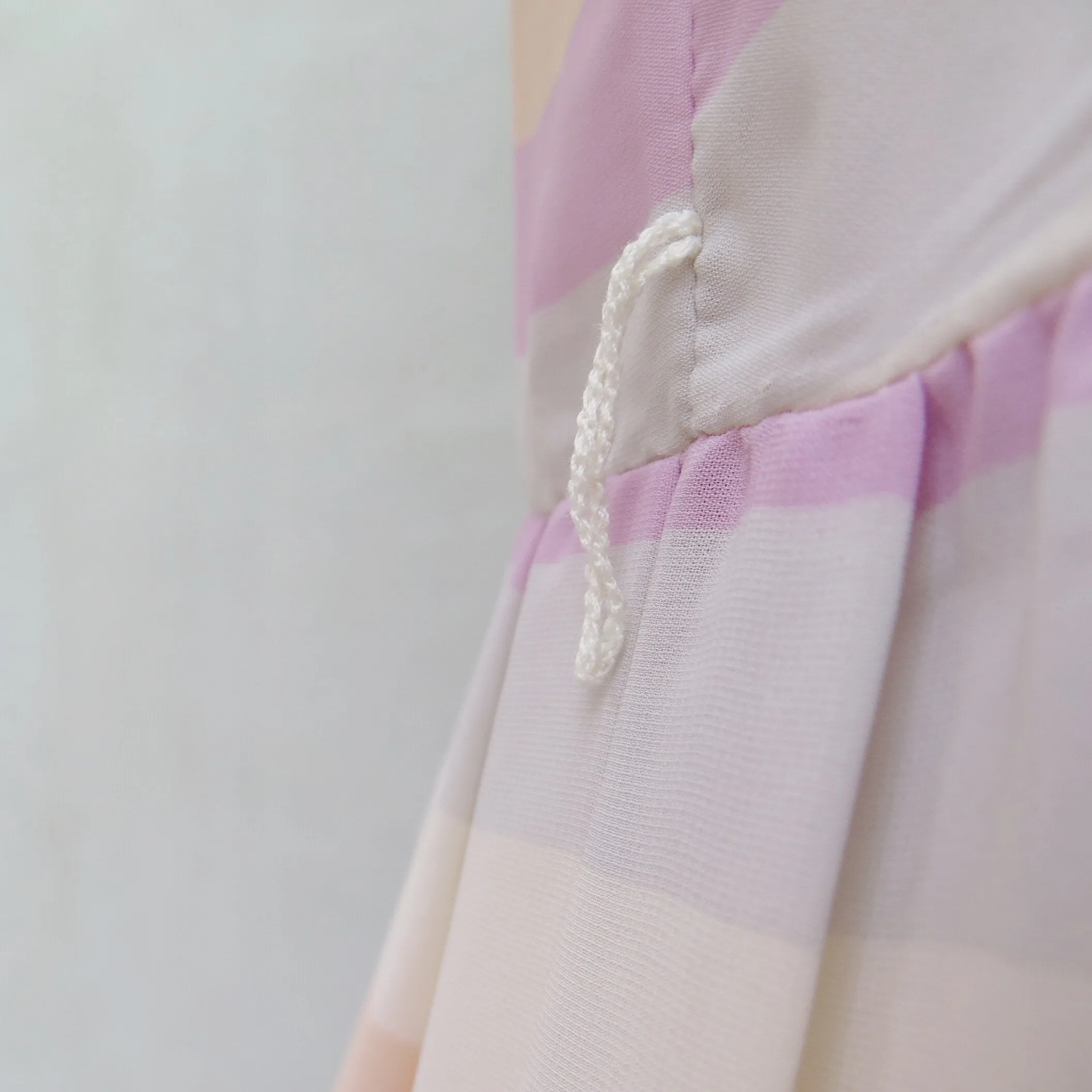 Blair | Vintage 1960s 1970s gorgette chiffon Pleated dress