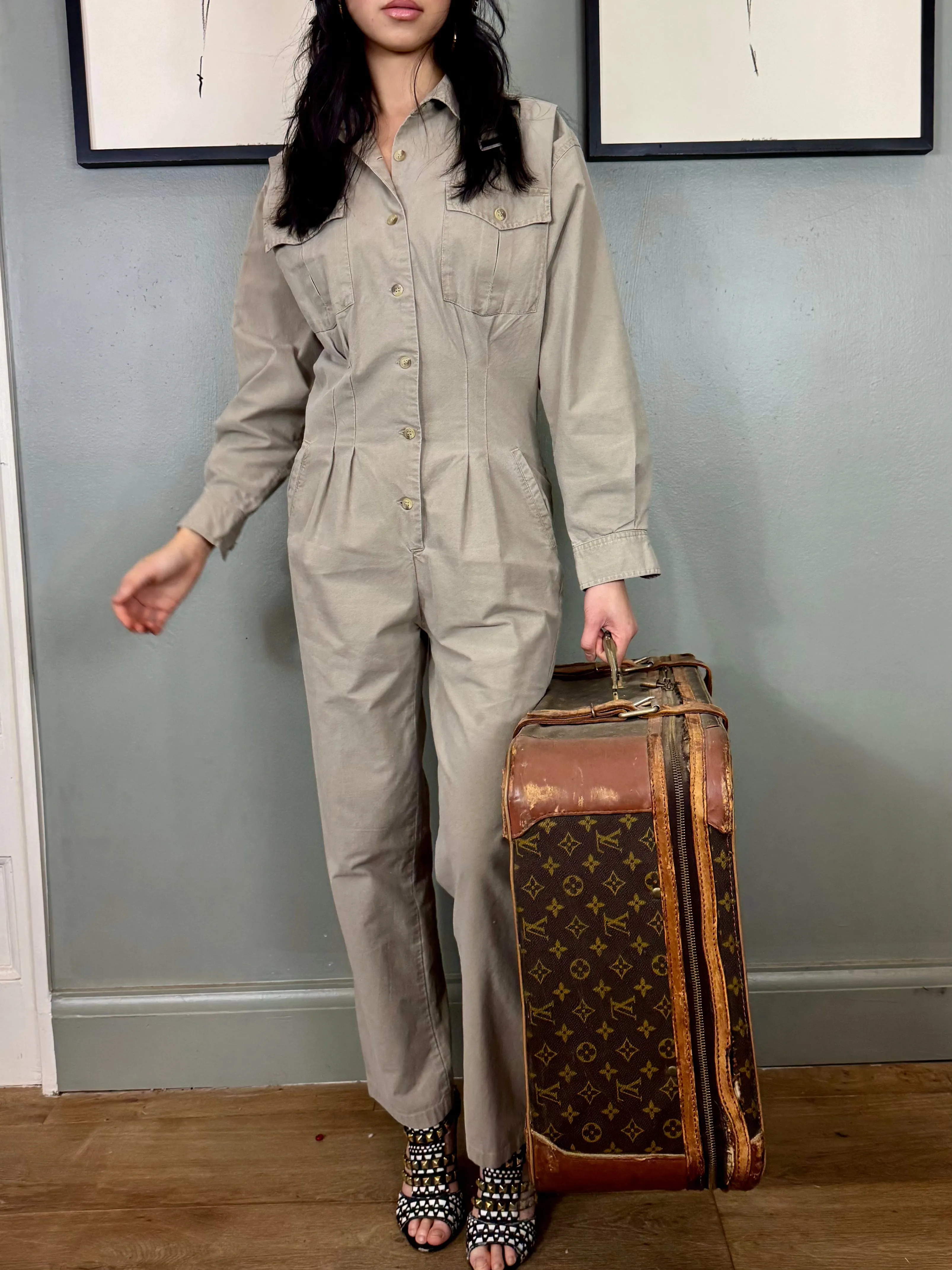 Carinne, 70s cotton jumpsuit