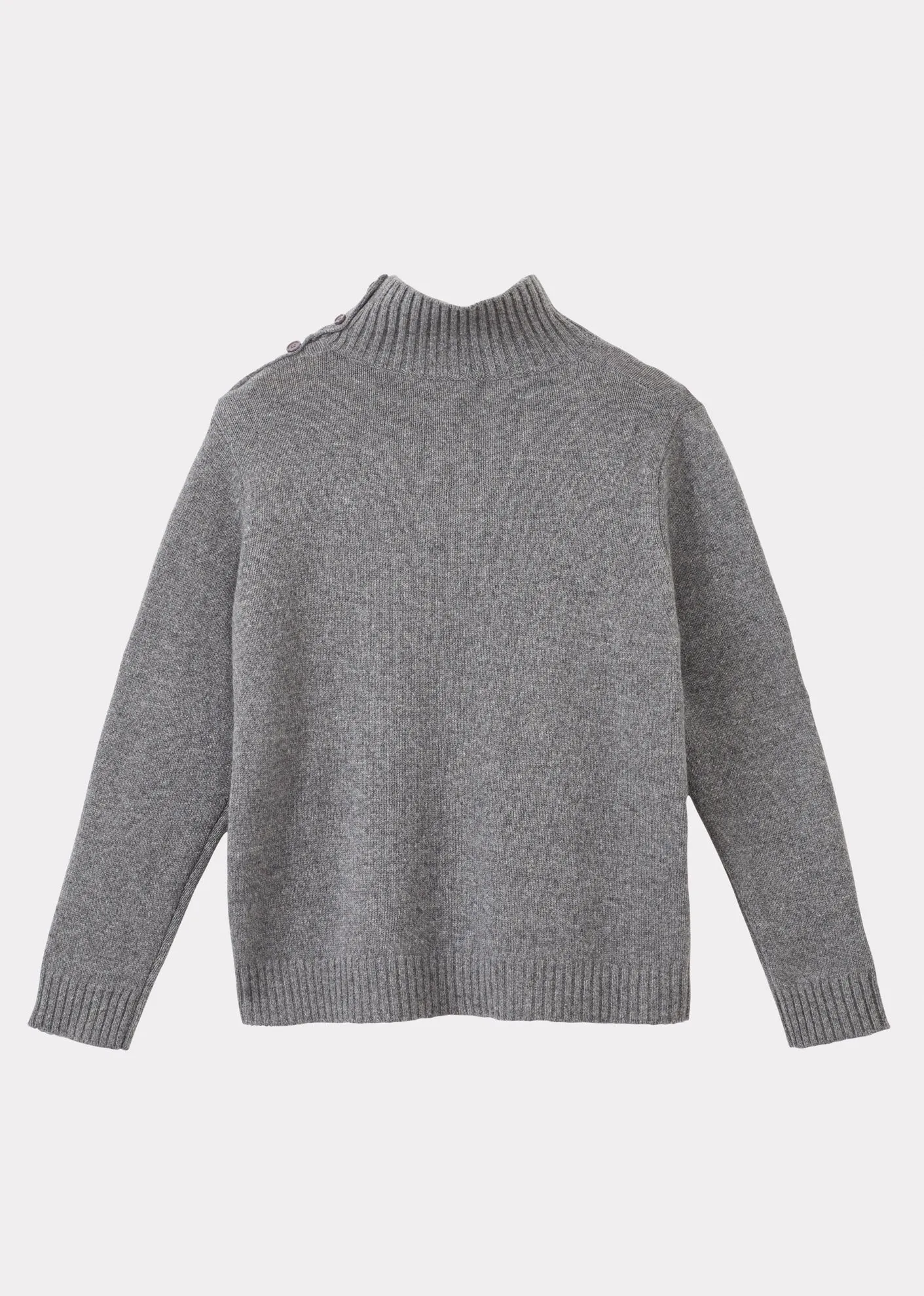 CERO WOMEN'S CASHMERE JUMPER - CHARCOAL