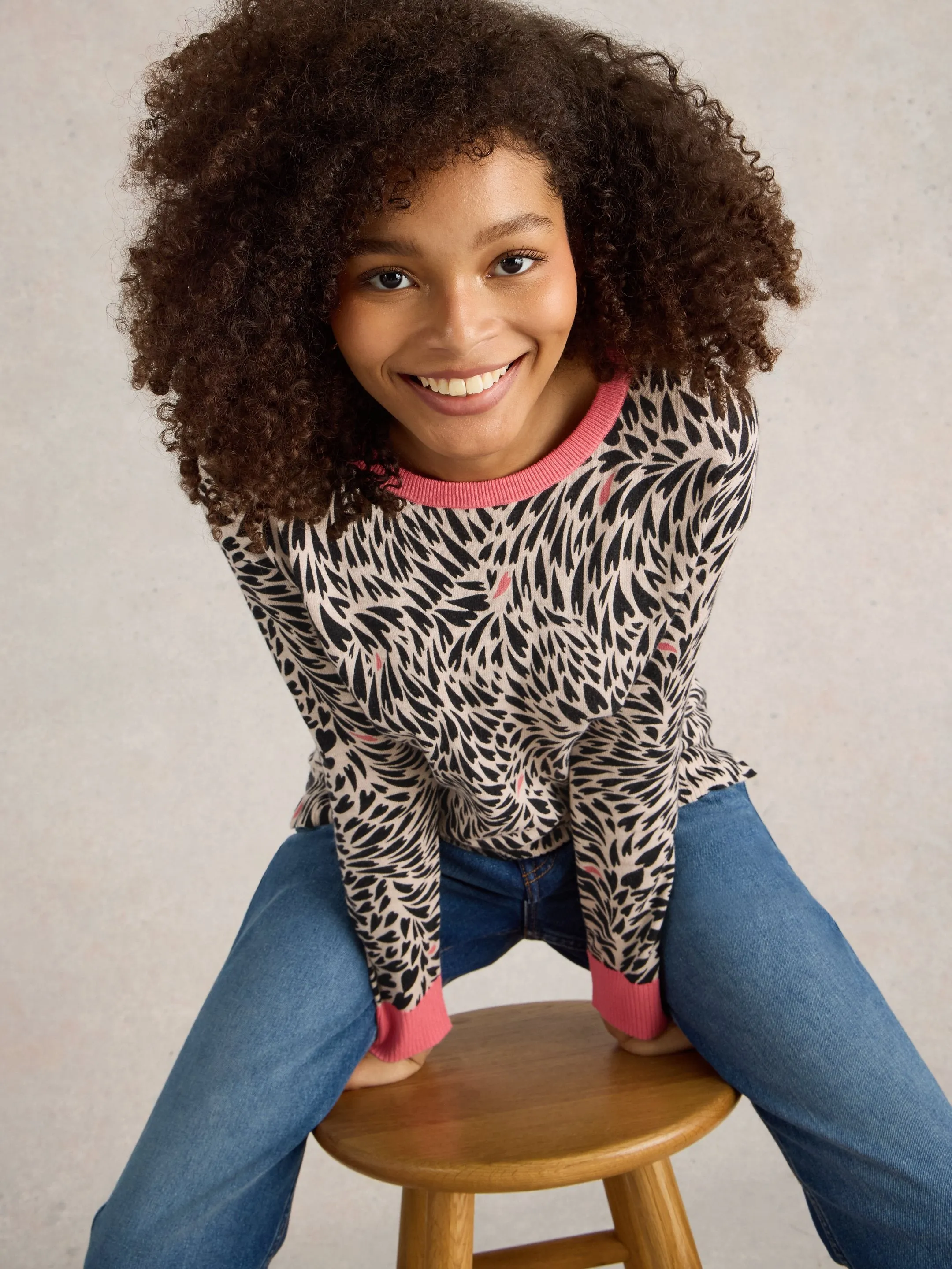 City Leo Heart Jumper