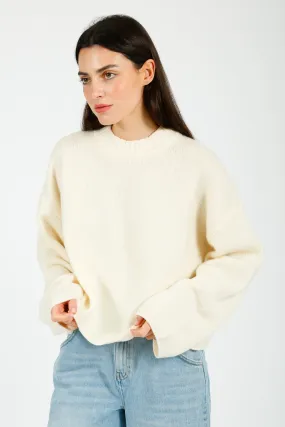 DAY Felice Soft Lambswool Jumper in Ivory