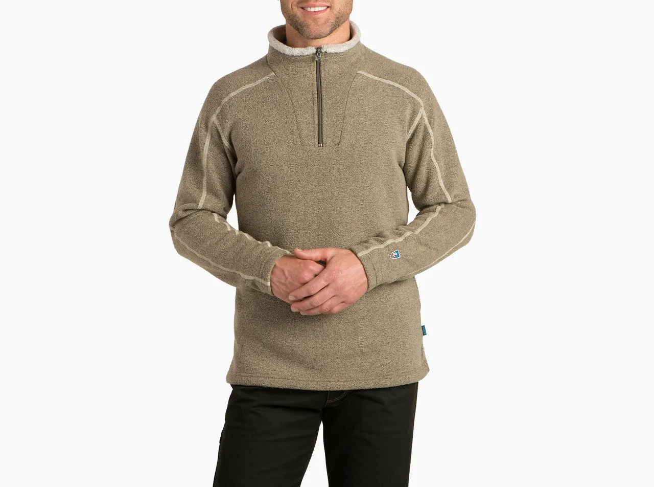 EUROPA 1/4 ZIP SWEATER - OATMEAL