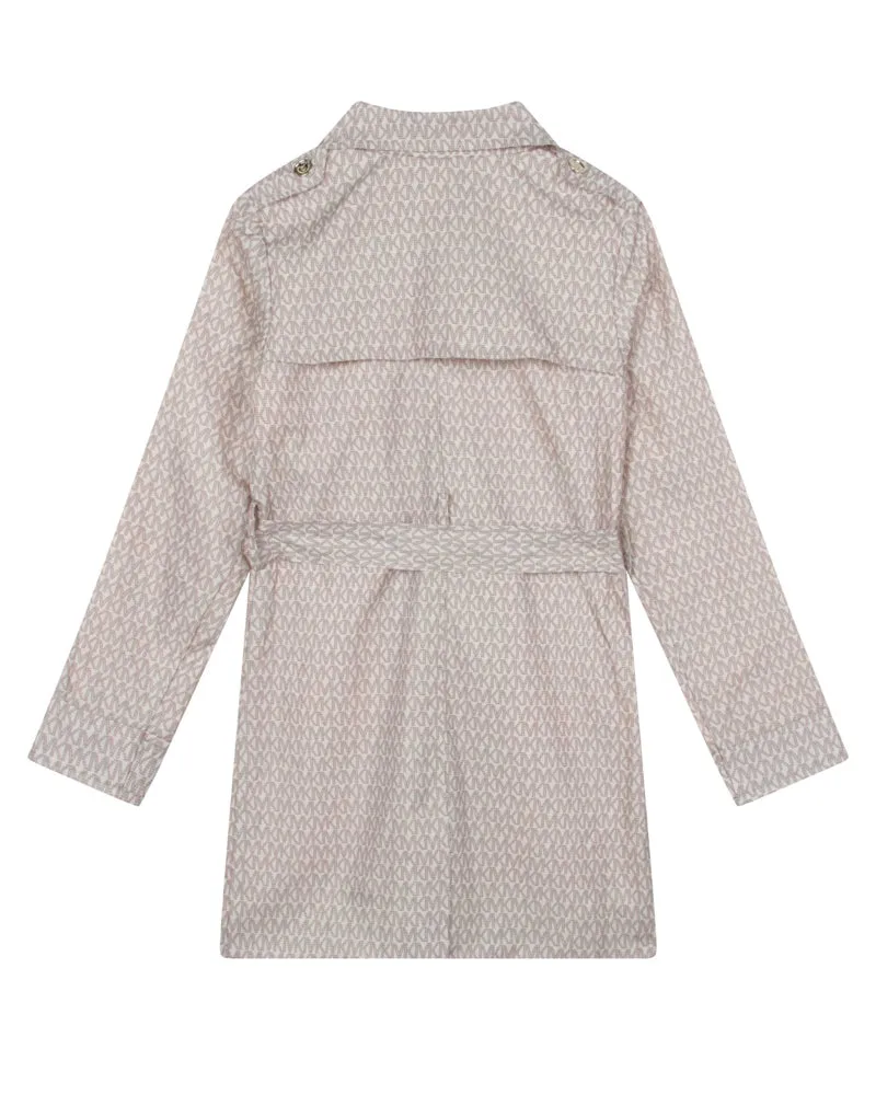 Girls Ivory Trench