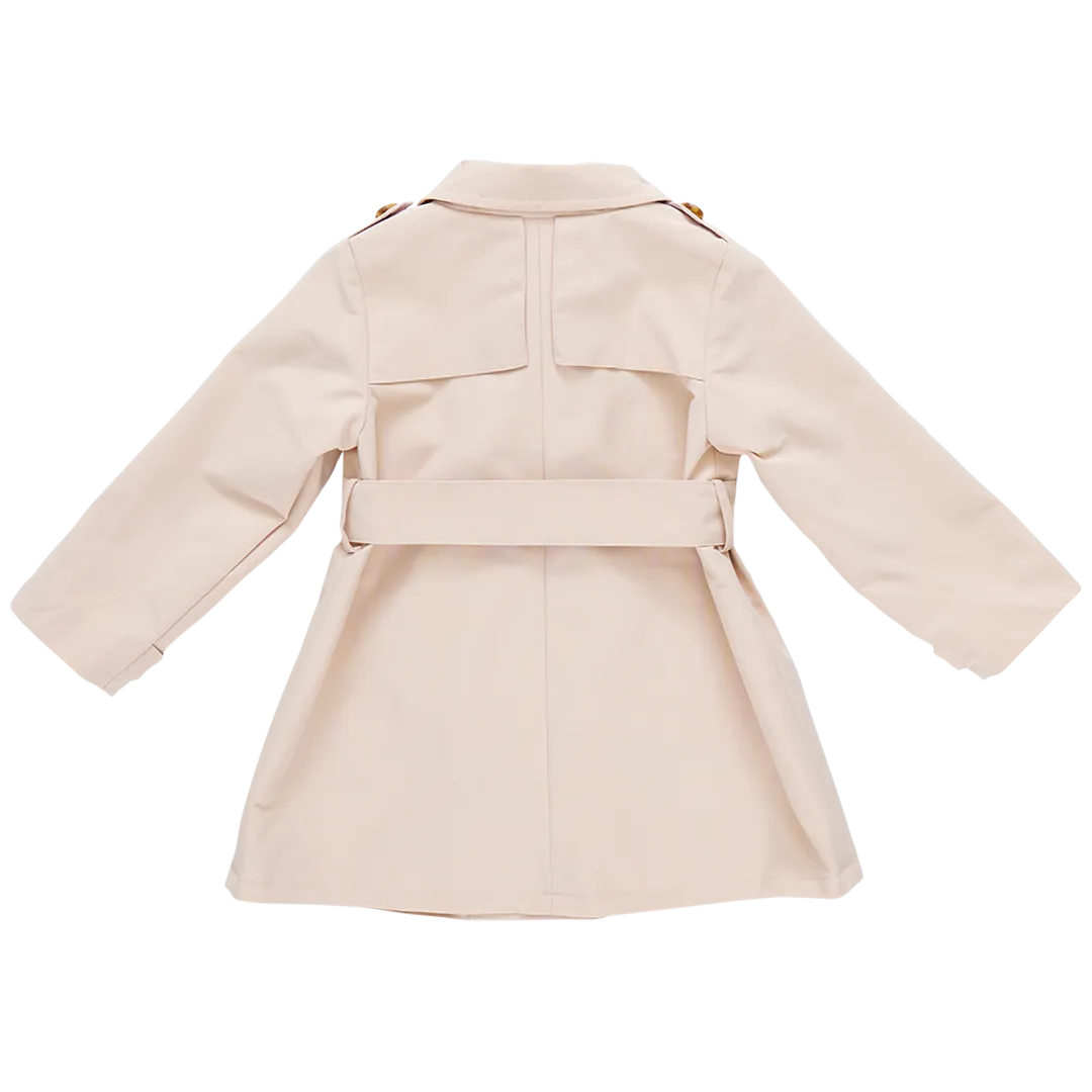 Girls Trudy Trench Coat - Beige