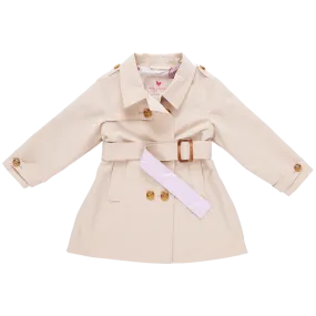 Girls Trudy Trench Coat - Beige