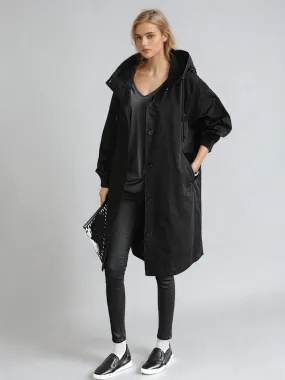 GRY | WATERPROOF TRENCH COAT