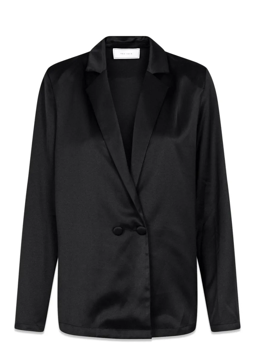Leelou Solid Blazer - Black