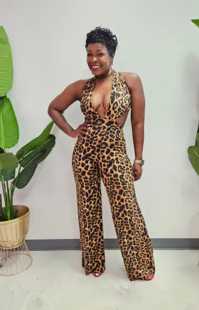 London Leopard Jumpsuit