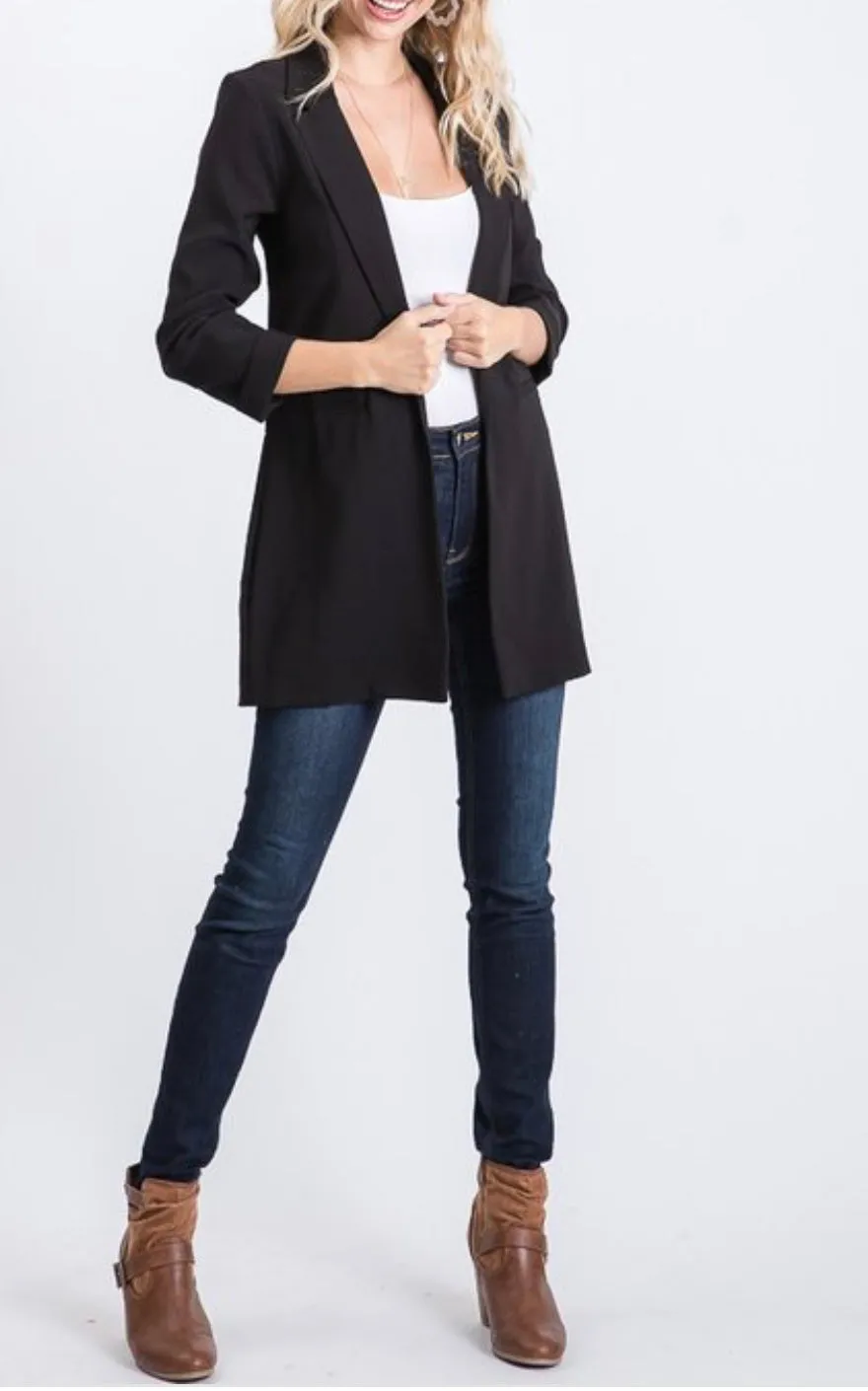 Long Blazer Jacket