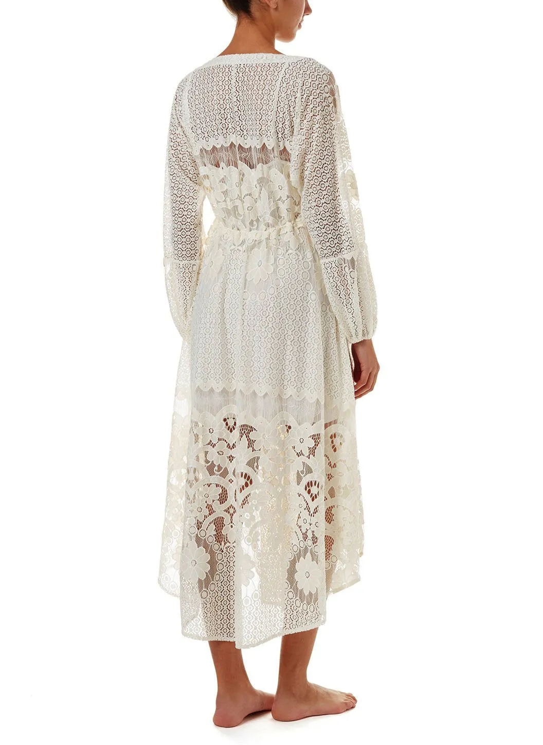 Melissa Cream Midi Dress