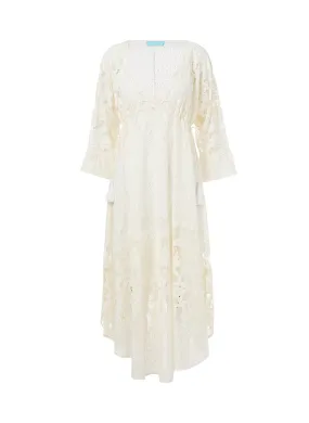 Melissa Cream Midi Dress