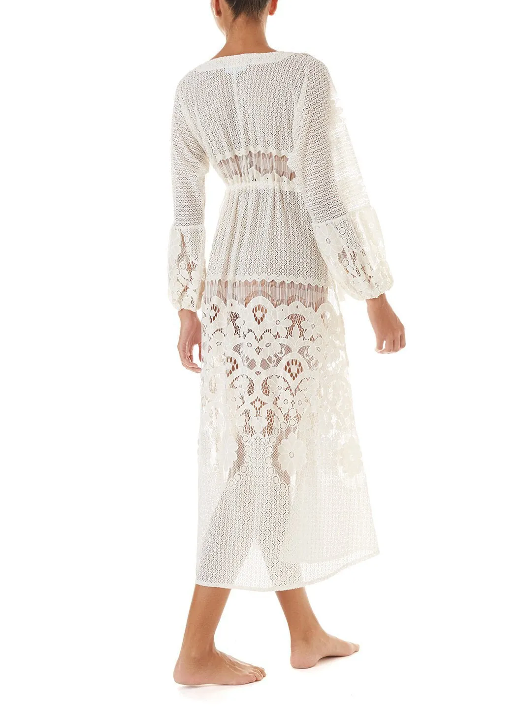 Melissa Cream Midi Dress