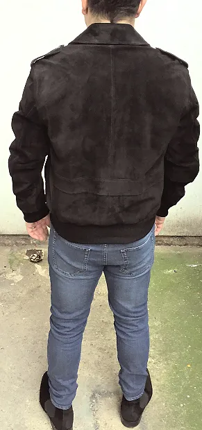 Men's Black Suede Jacket