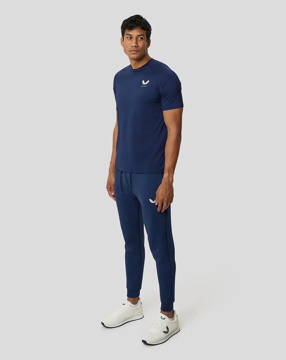 Men's Peacoat Protek Short Sleeve Training T-Shirt - Lightweight Workout Shirt for Men, Gym Essential