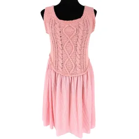 Moschino Boutique Cable Knit Dress