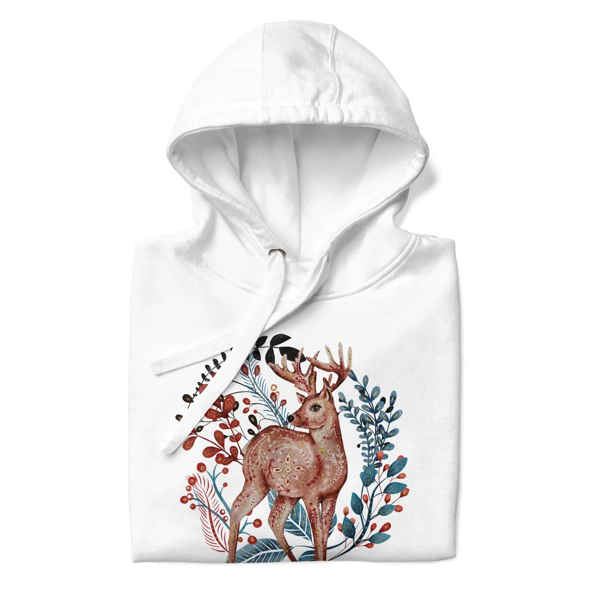 Nordic Winter Hoodie - Deer