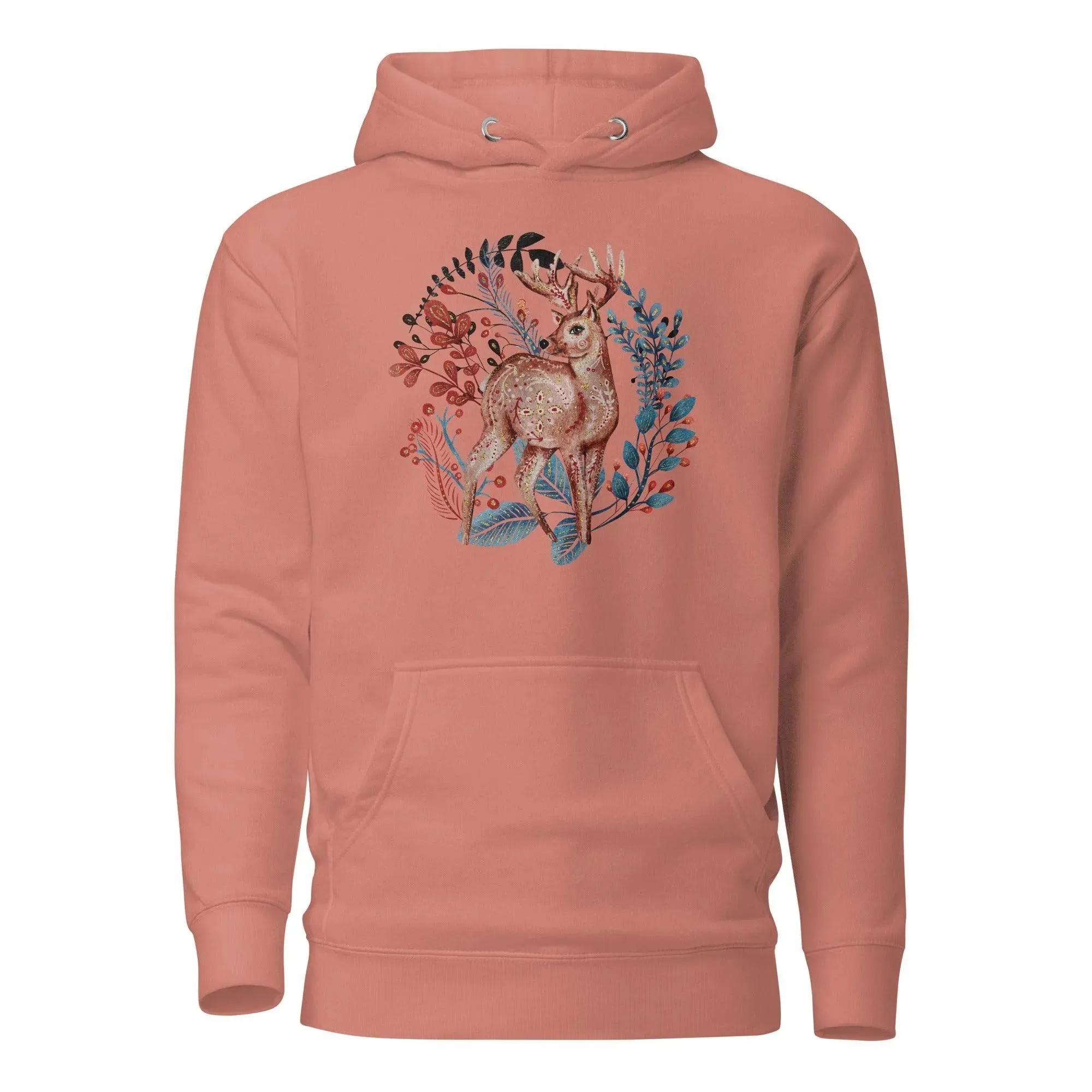 Nordic Winter Hoodie - Deer