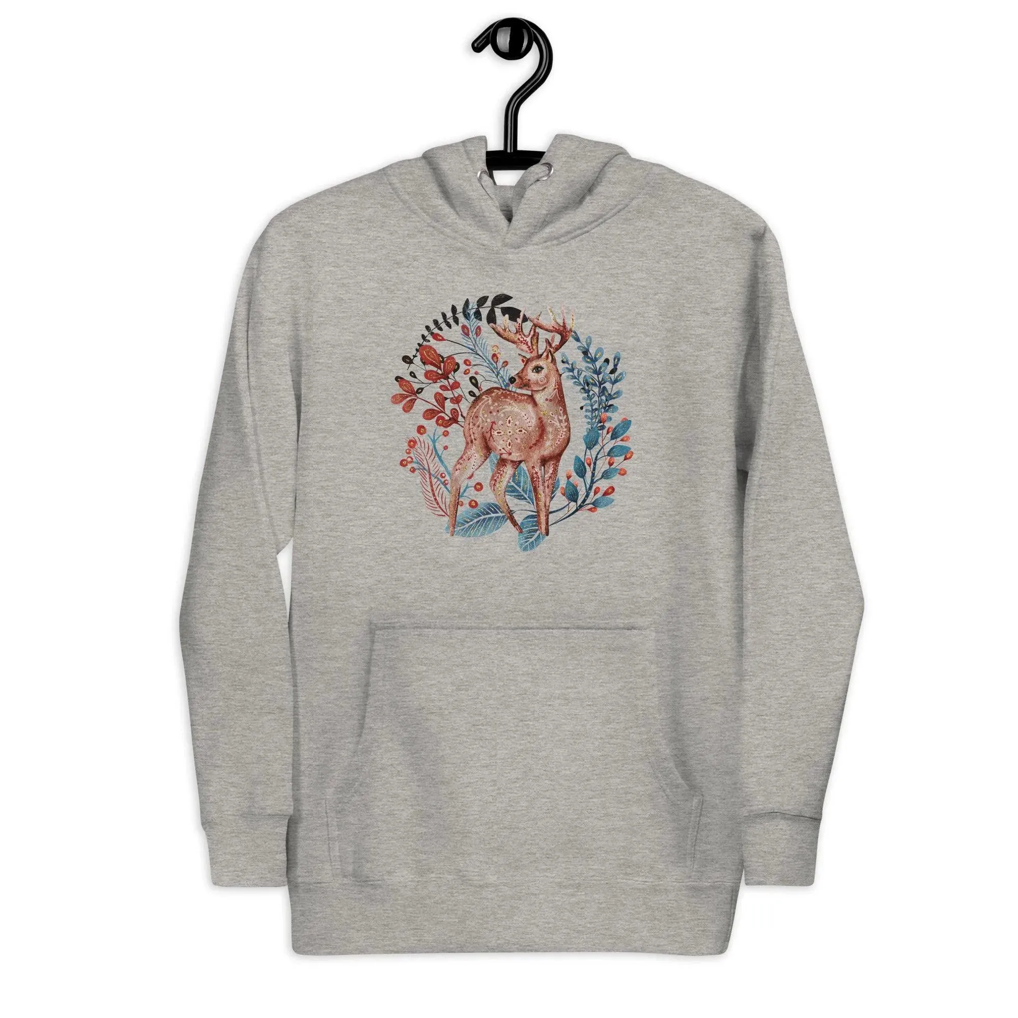 Nordic Winter Hoodie - Deer
