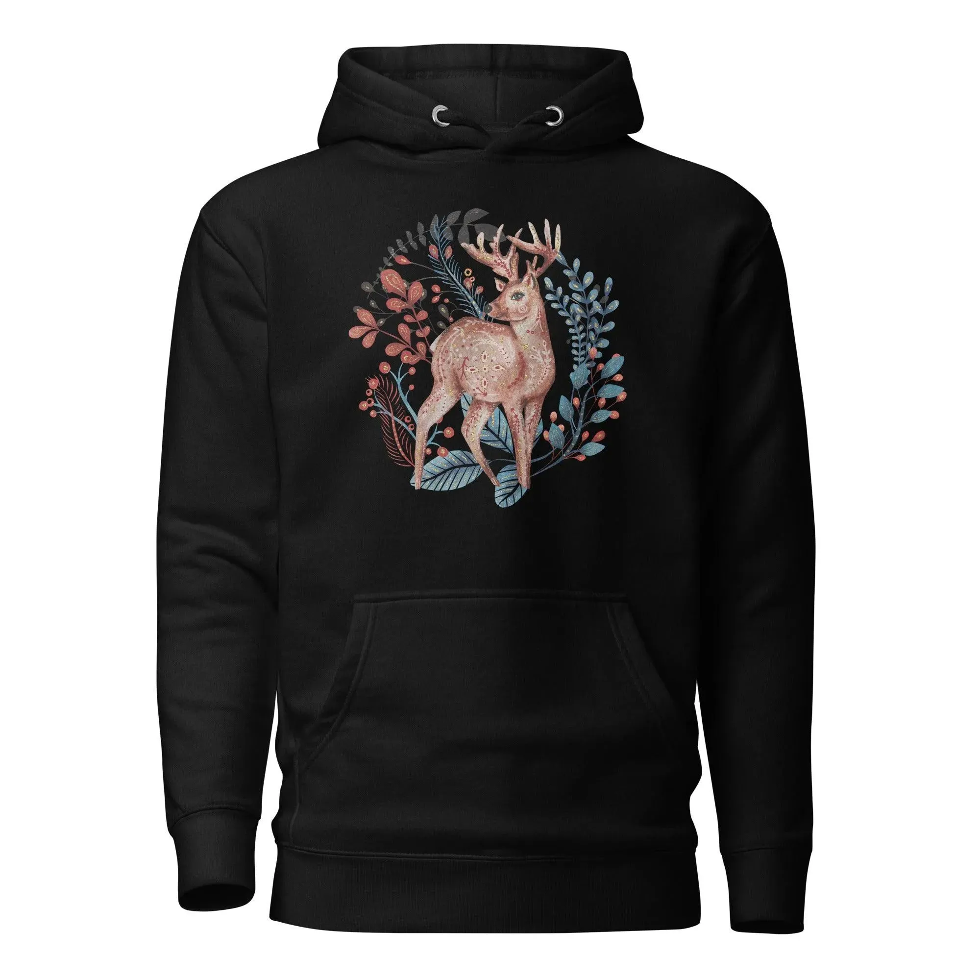 Nordic Winter Hoodie - Deer