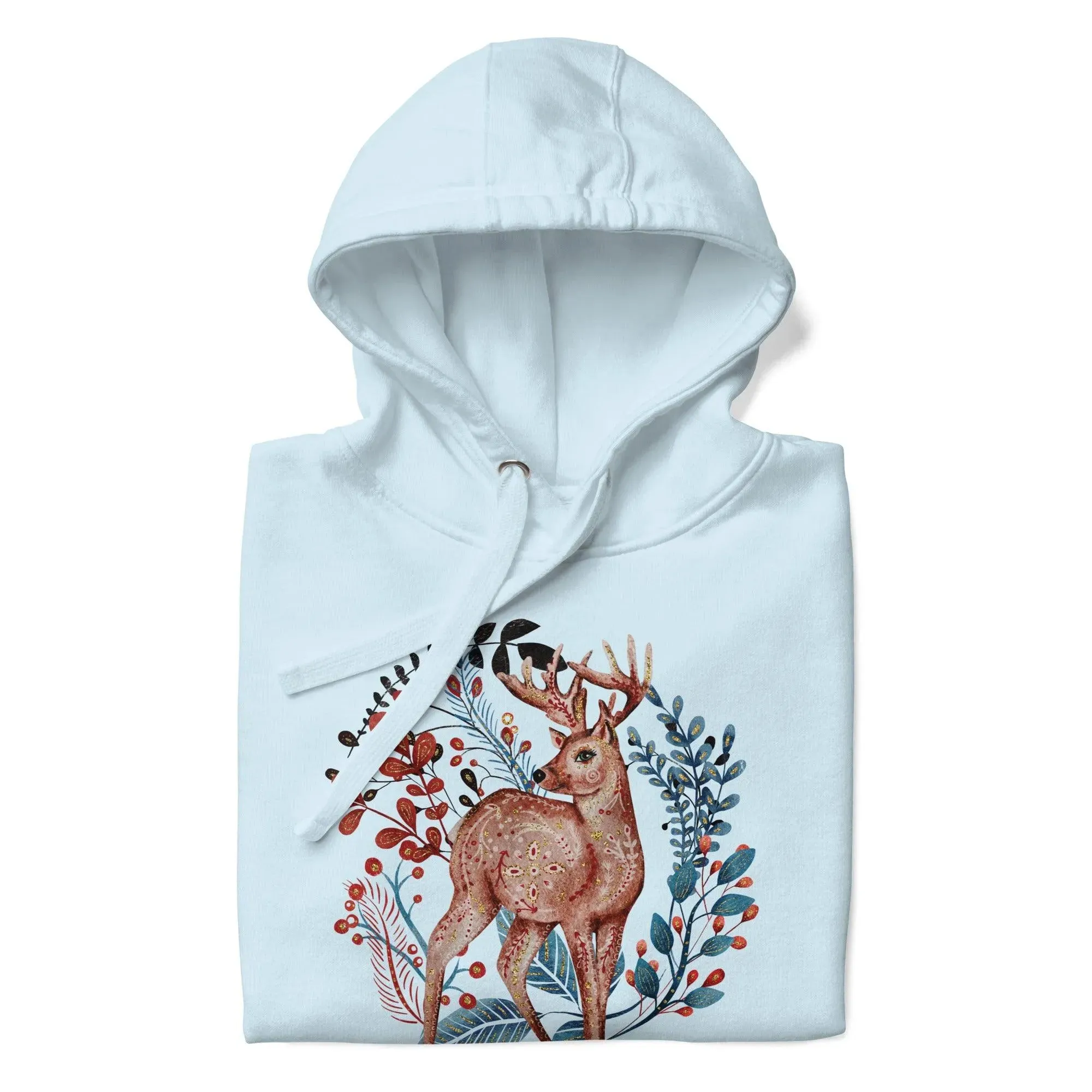 Nordic Winter Hoodie - Deer