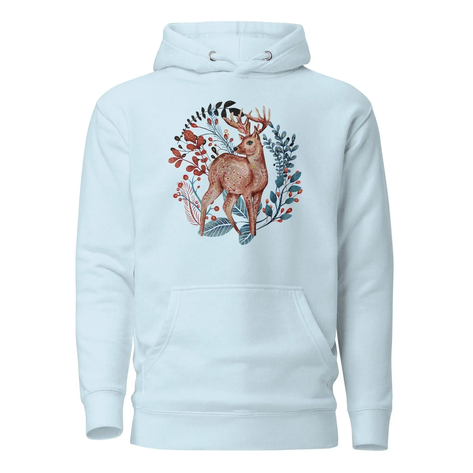 Nordic Winter Hoodie - Deer