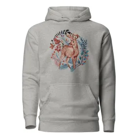 Nordic Winter Hoodie - Deer