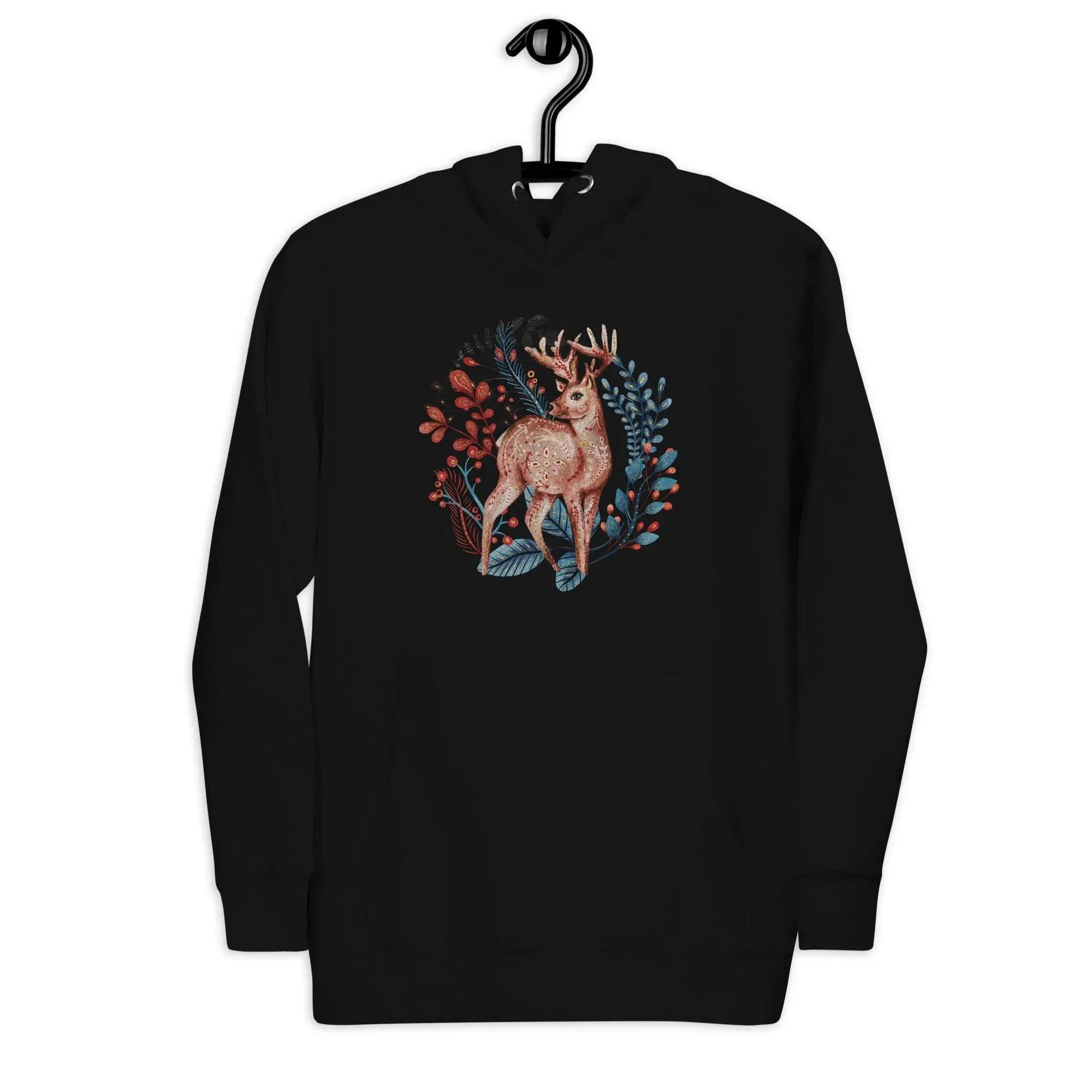 Nordic Winter Hoodie - Deer