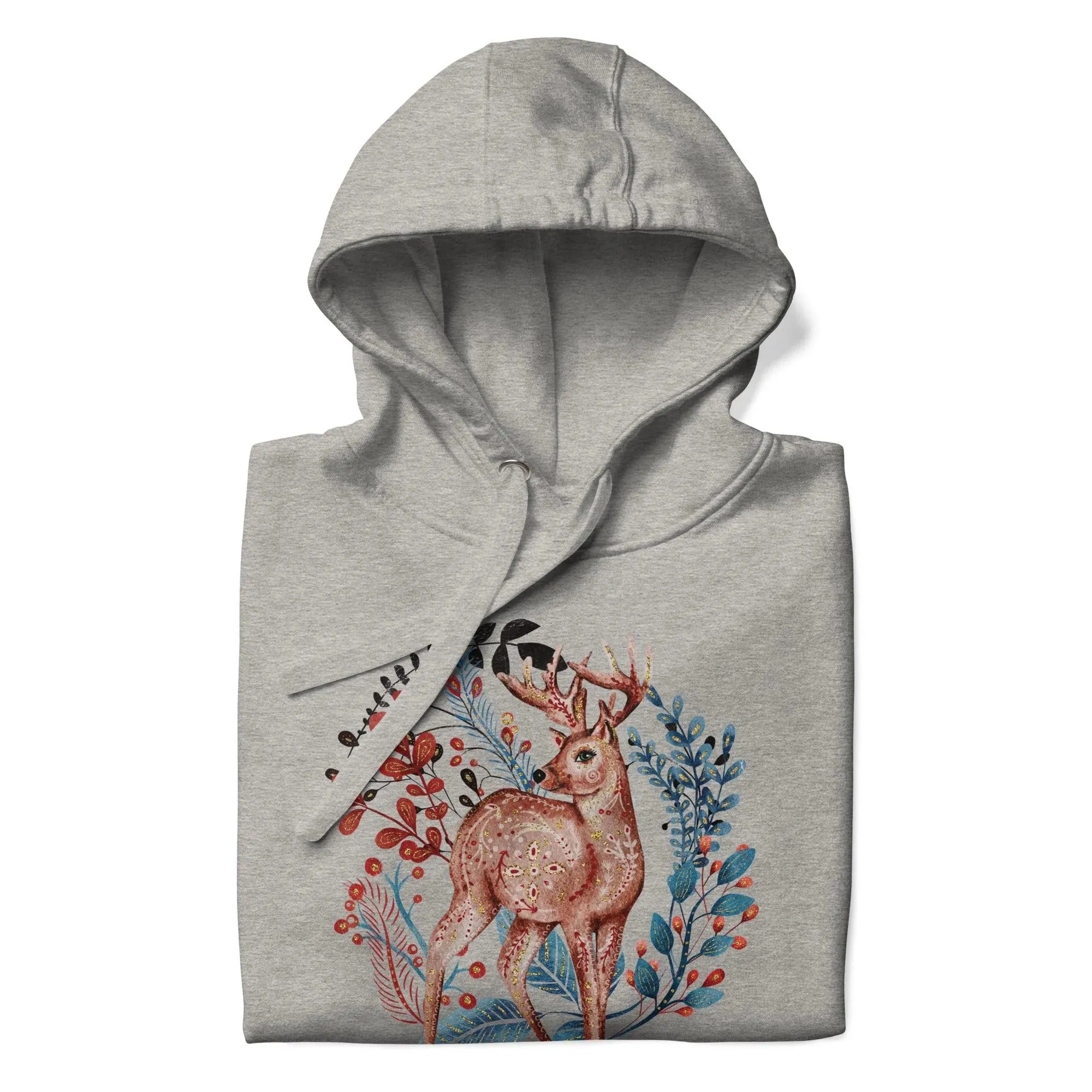 Nordic Winter Hoodie - Deer