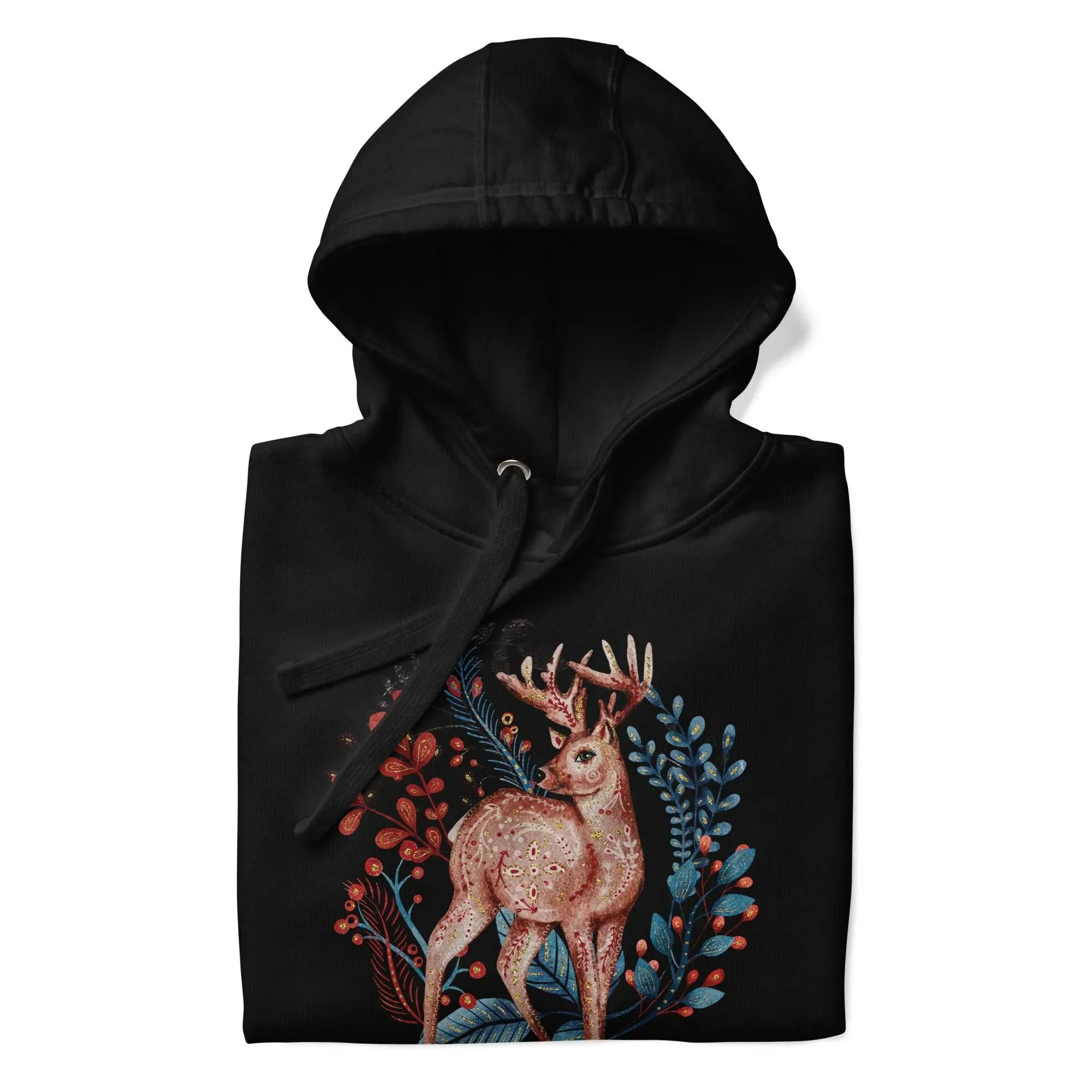 Nordic Winter Hoodie - Deer