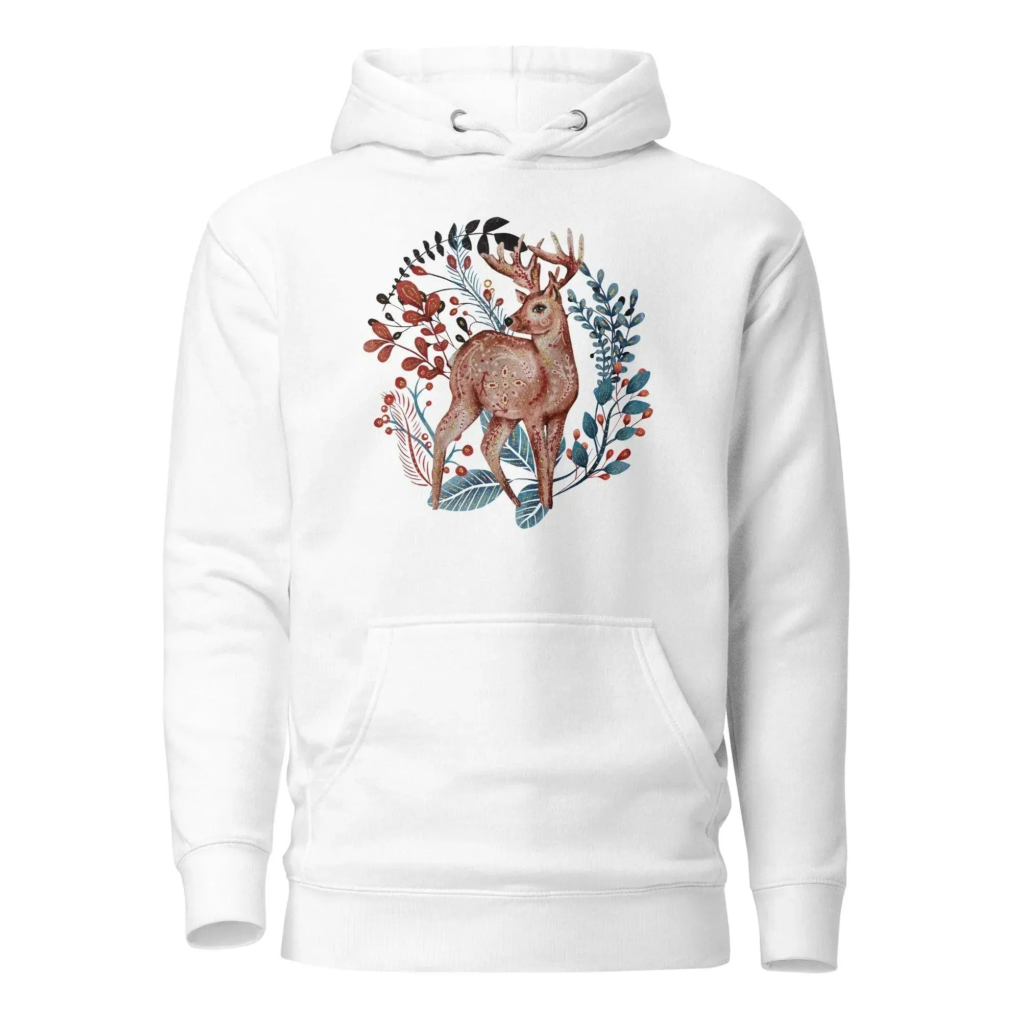 Nordic Winter Hoodie - Deer