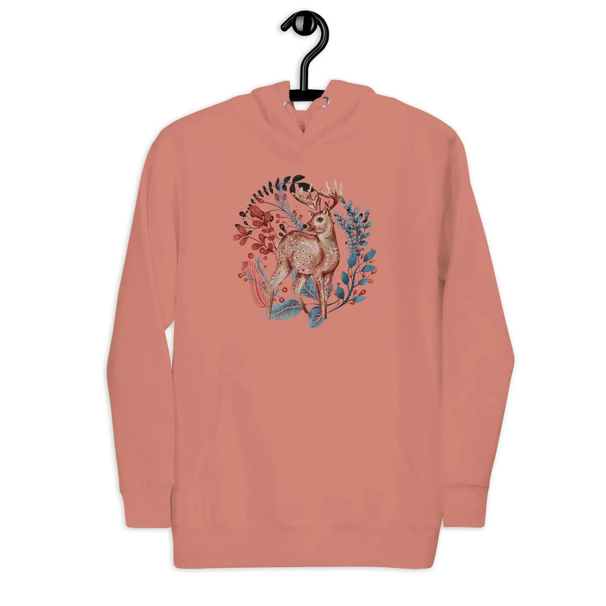 Nordic Winter Hoodie - Deer