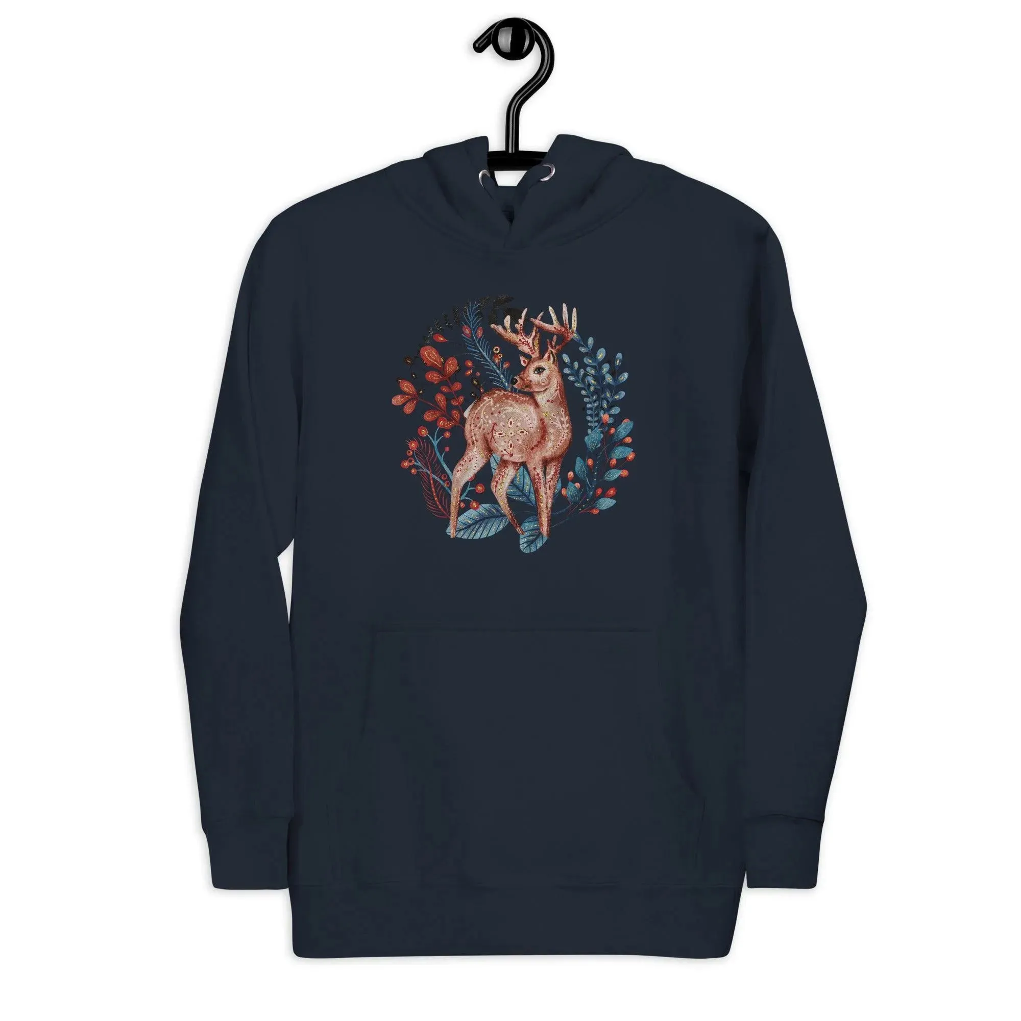 Nordic Winter Hoodie - Deer