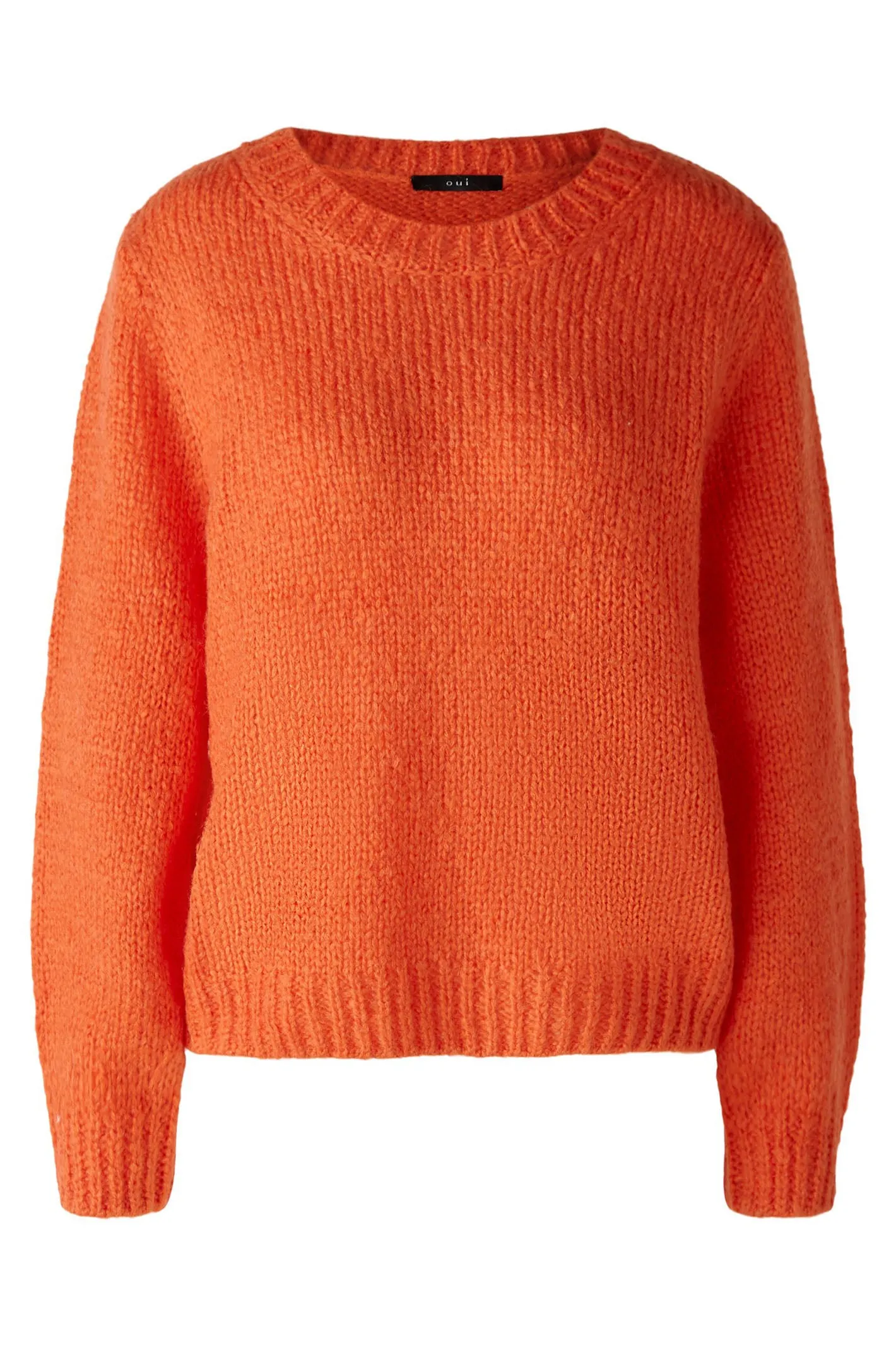 Oui 89927 Cherry Tomato Chunky Knit Jumper