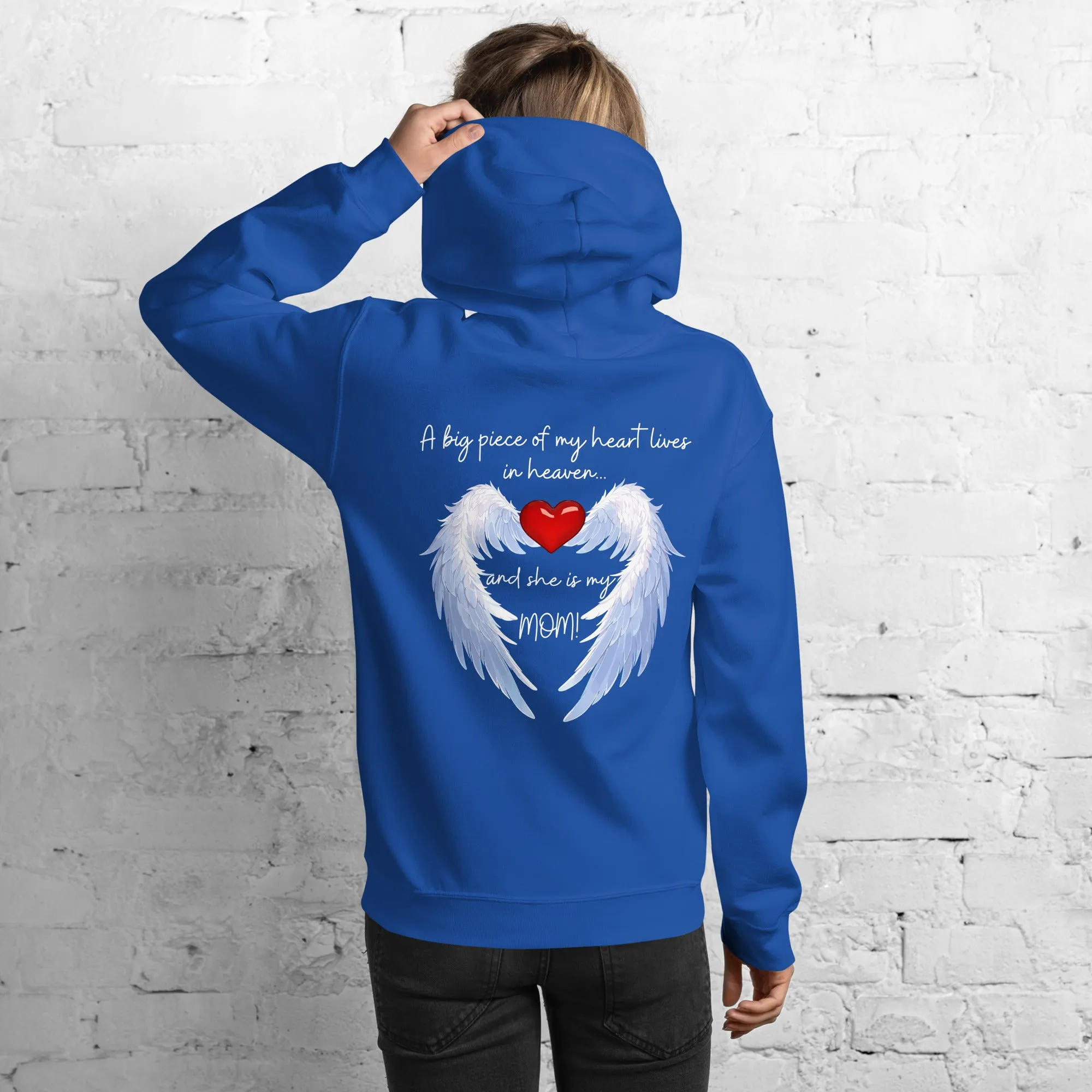 "Heavenly Heart Mom" Tribute Hoodie Unisex Hoodie
