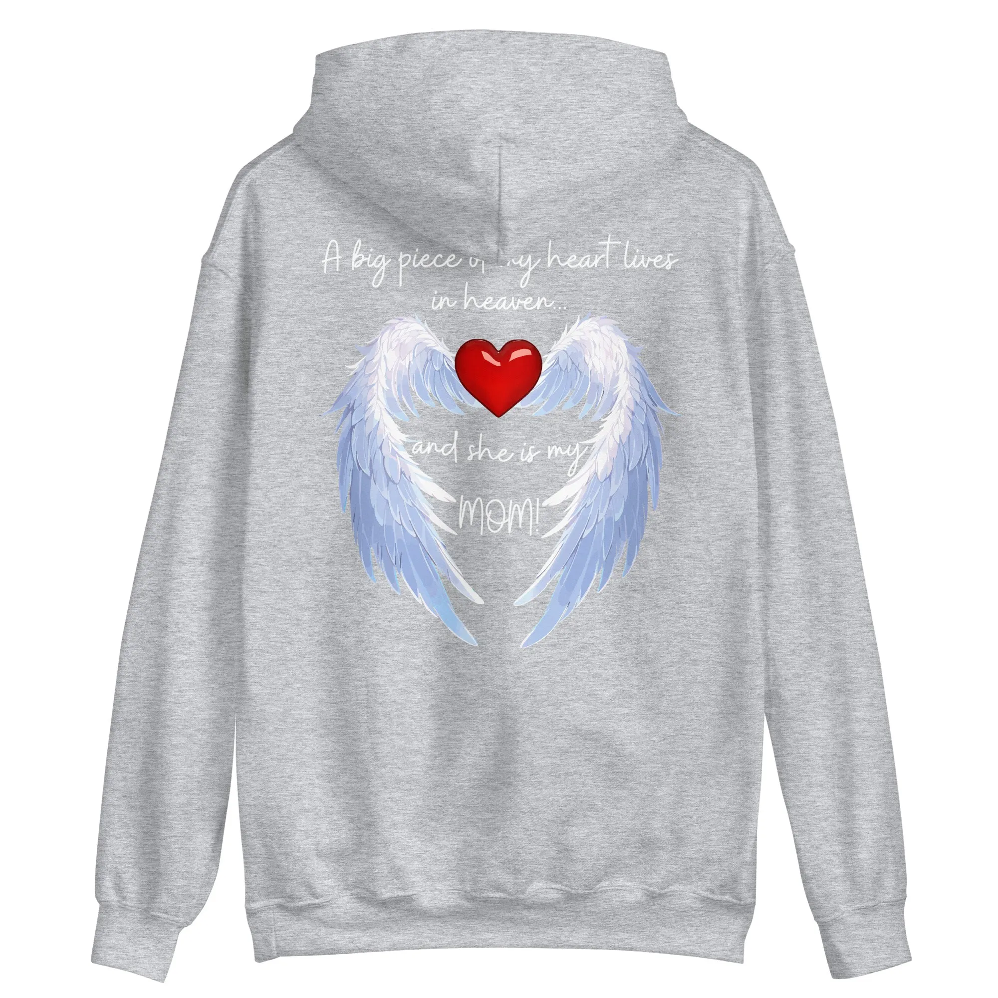 "Heavenly Heart Mom" Tribute Hoodie Unisex Hoodie