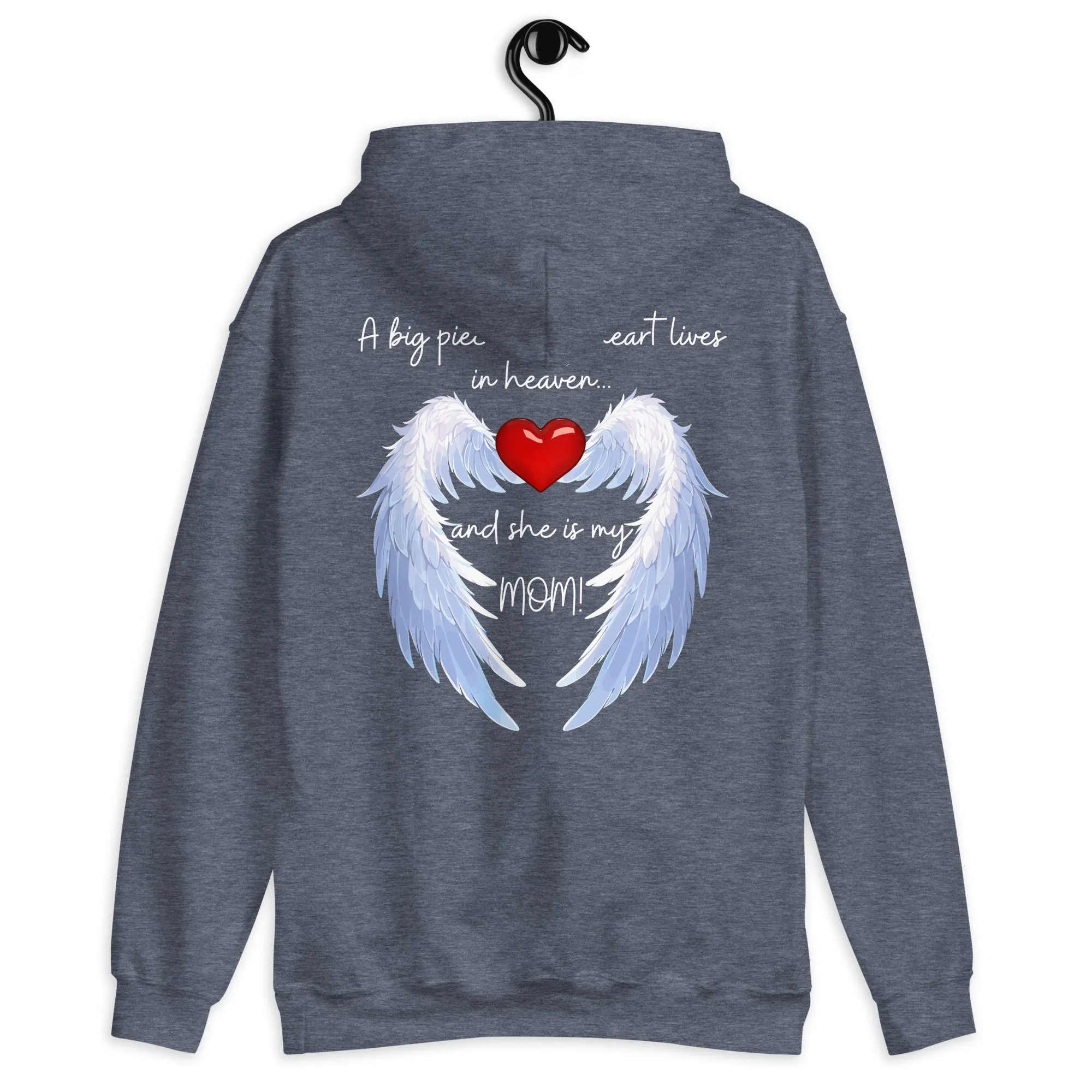 "Heavenly Heart Mom" Tribute Hoodie Unisex Hoodie