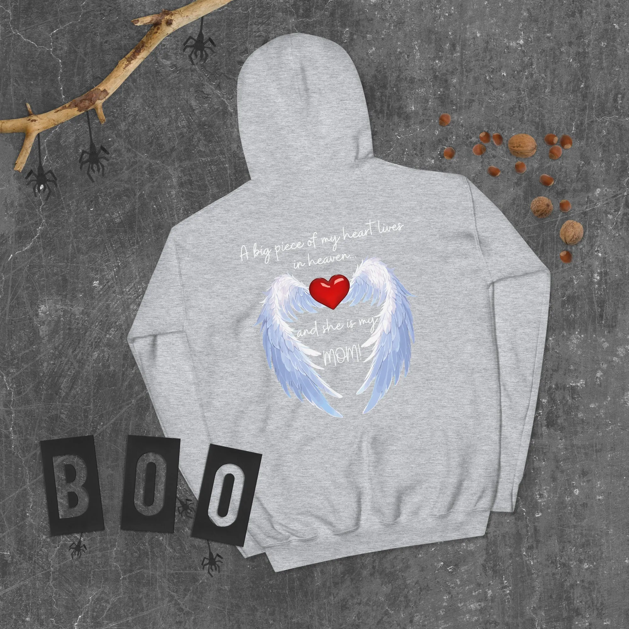 "Heavenly Heart Mom" Tribute Hoodie Unisex Hoodie