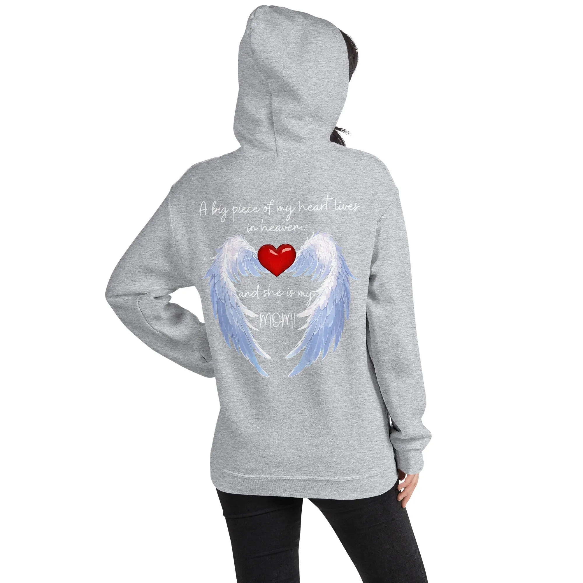 "Heavenly Heart Mom" Tribute Hoodie Unisex Hoodie