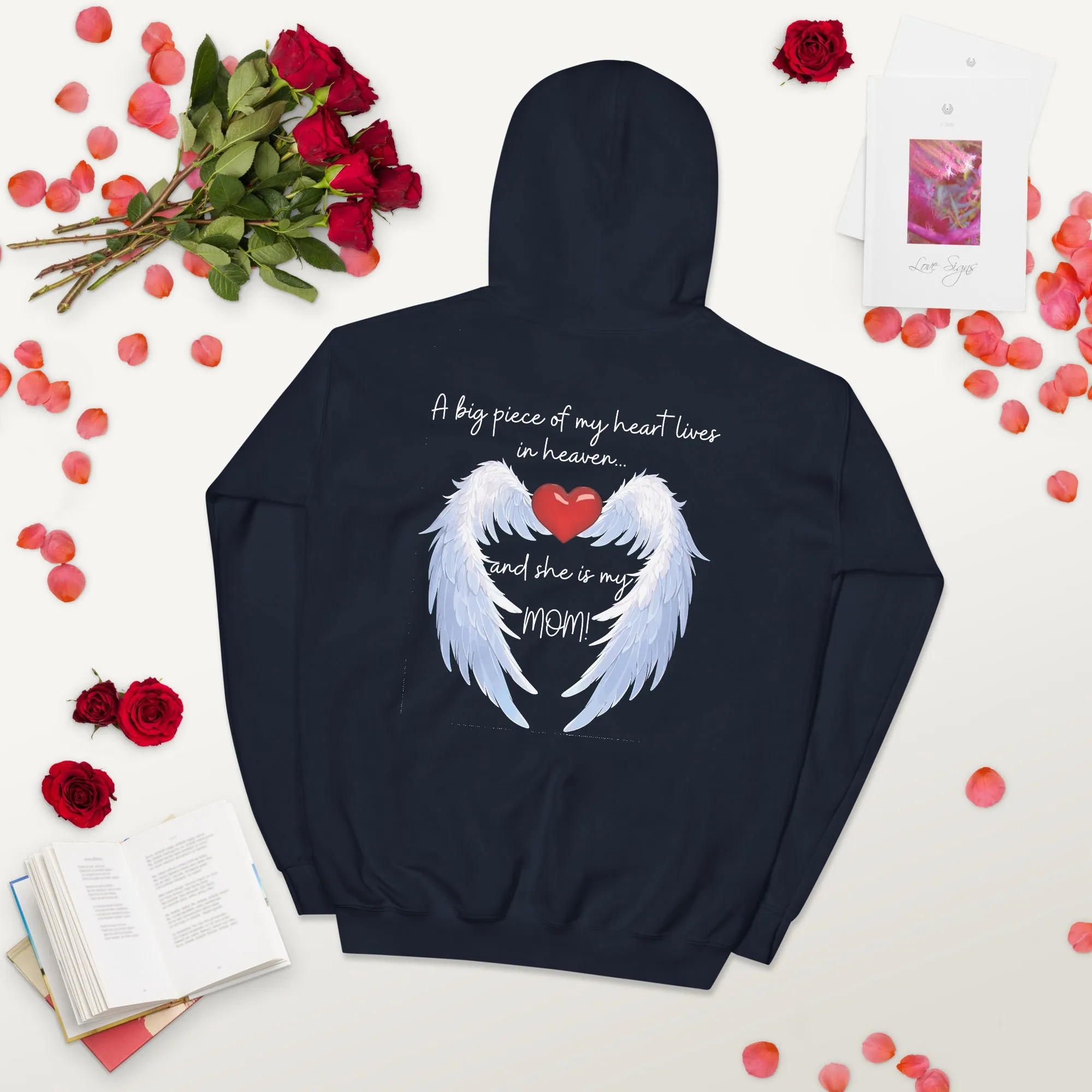"Heavenly Heart Mom" Tribute Hoodie Unisex Hoodie