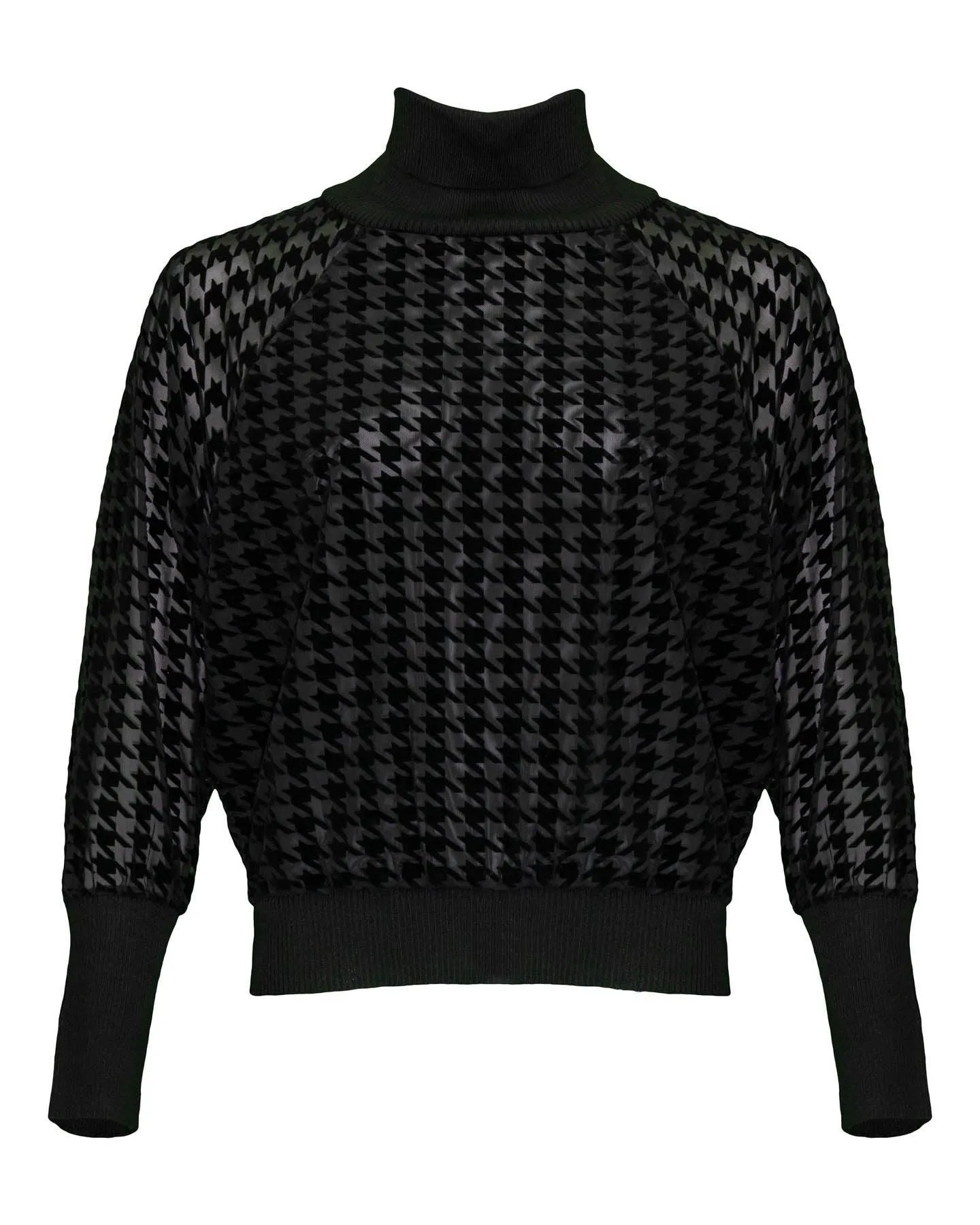 Richard Houndstooth Turtleneck