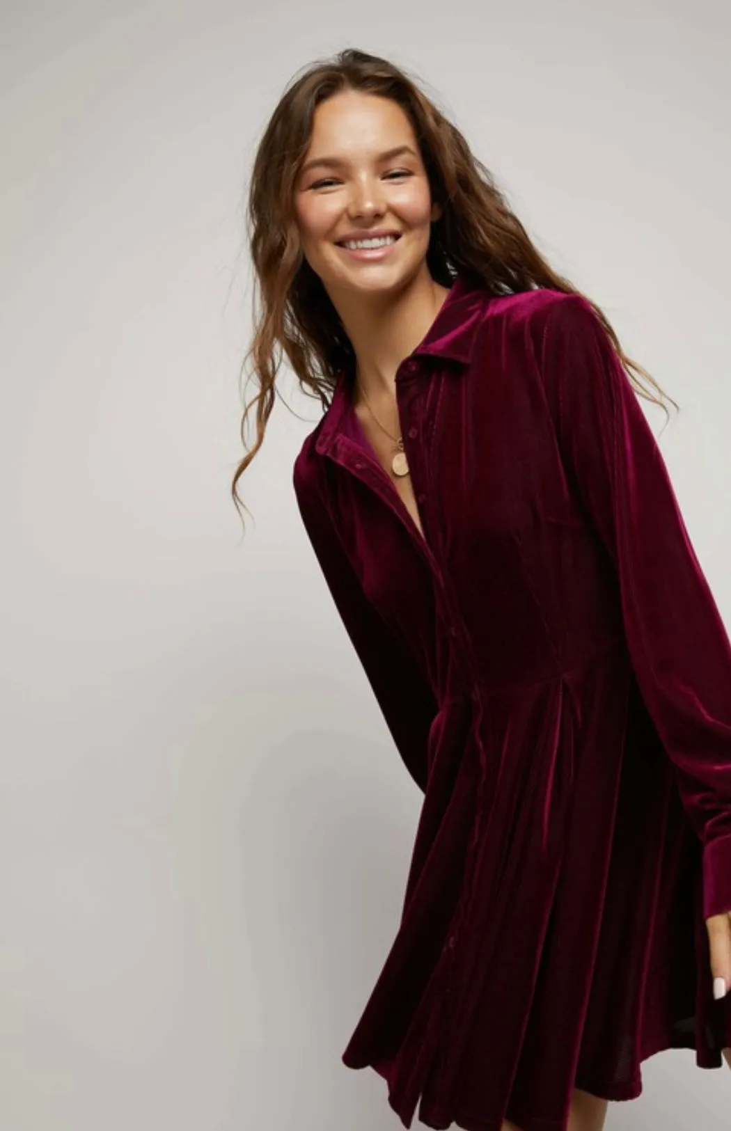 Ruby Velvet Dress