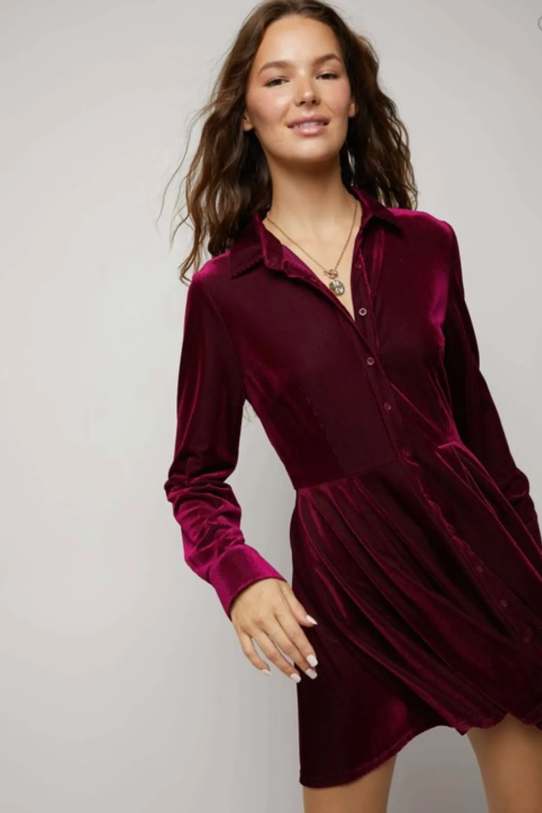Ruby Velvet Dress