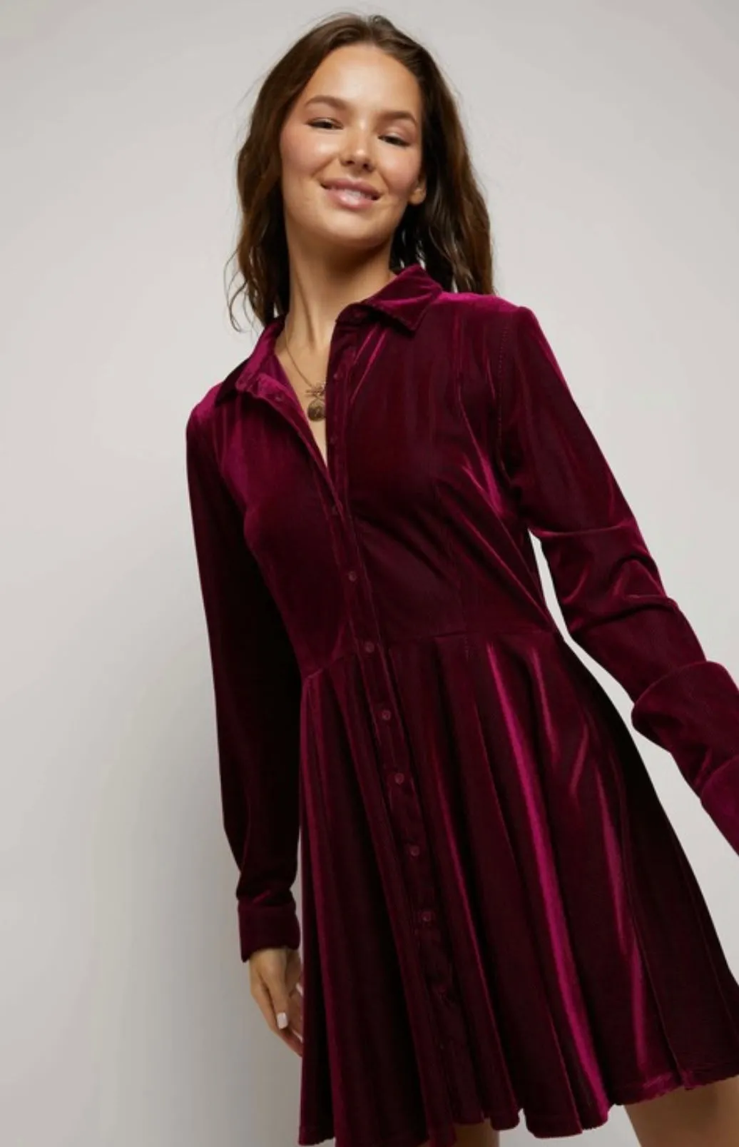 Ruby Velvet Dress
