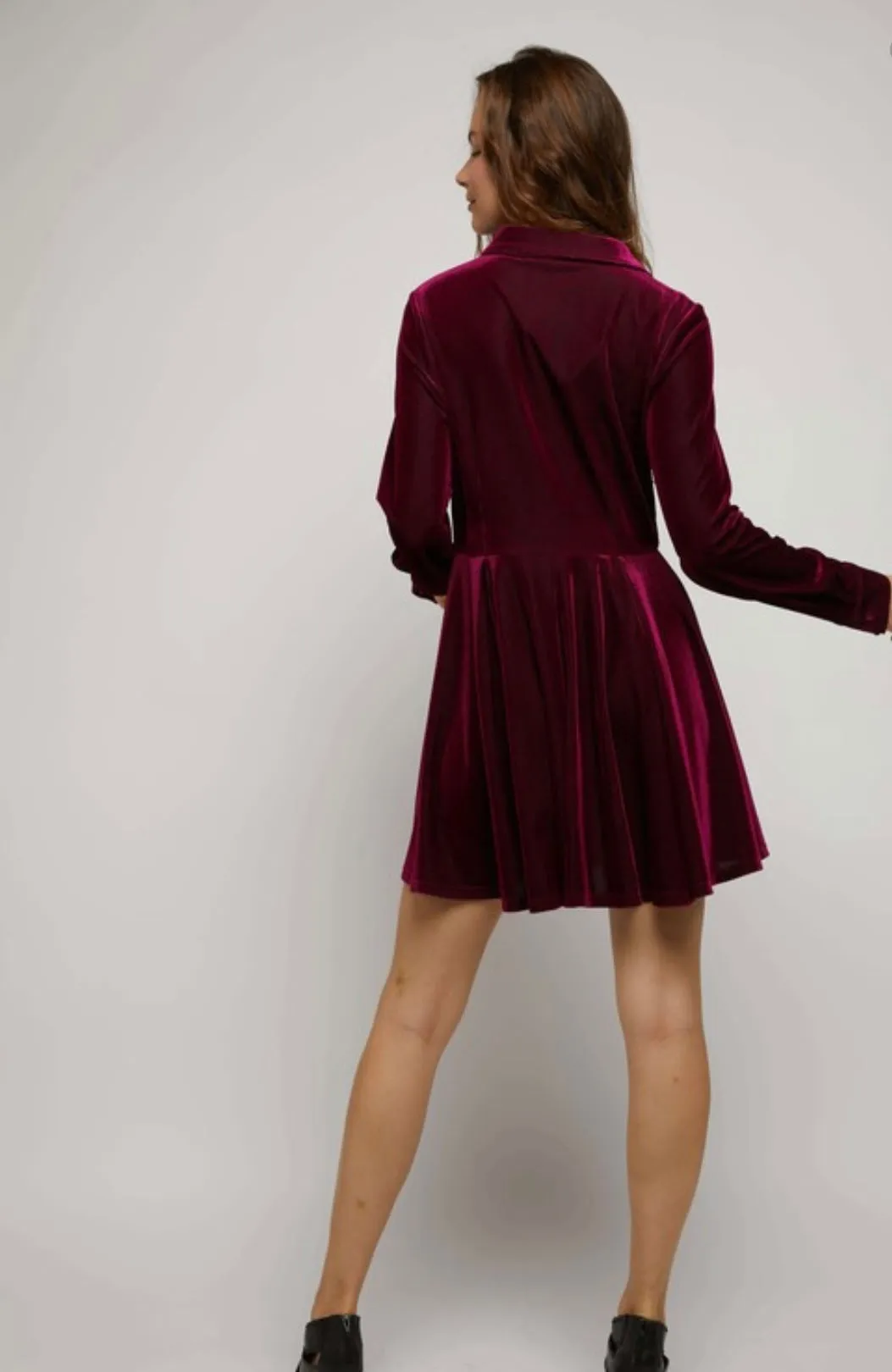 Ruby Velvet Dress