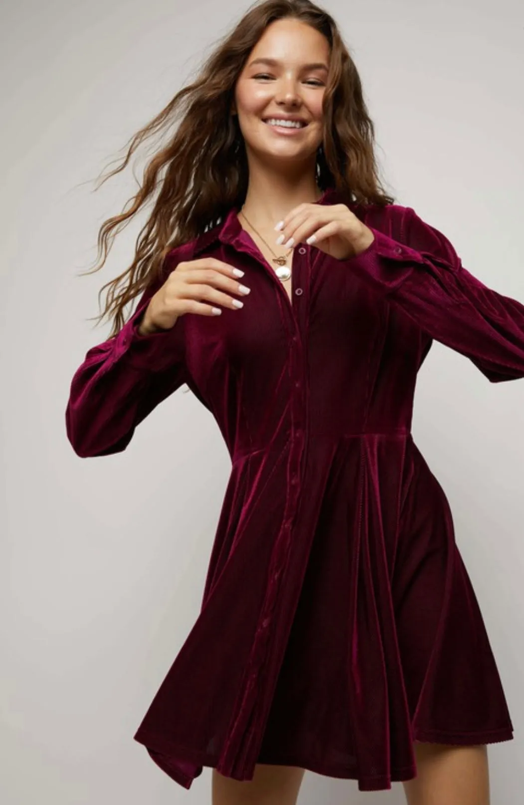 Ruby Velvet Dress