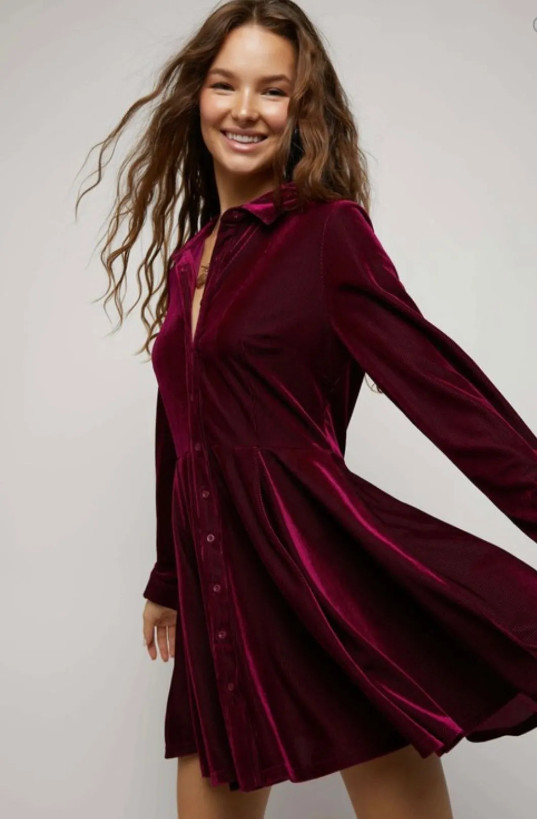 Ruby Velvet Dress